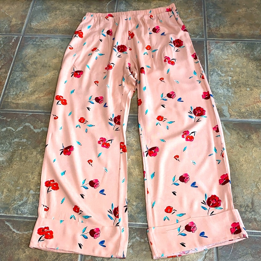 Saltwater Luxe Cuffed Leg Pink Pant